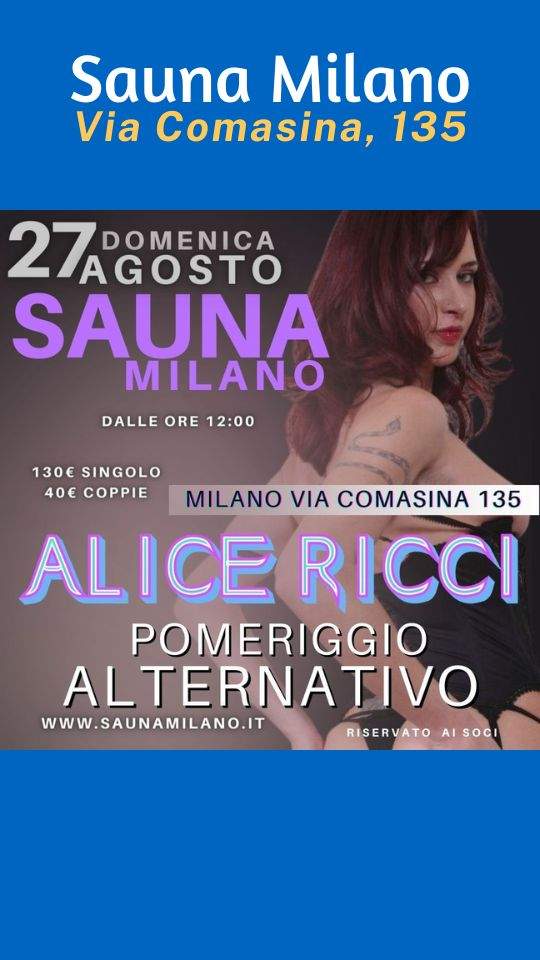 27 Agosto Sauna Milano