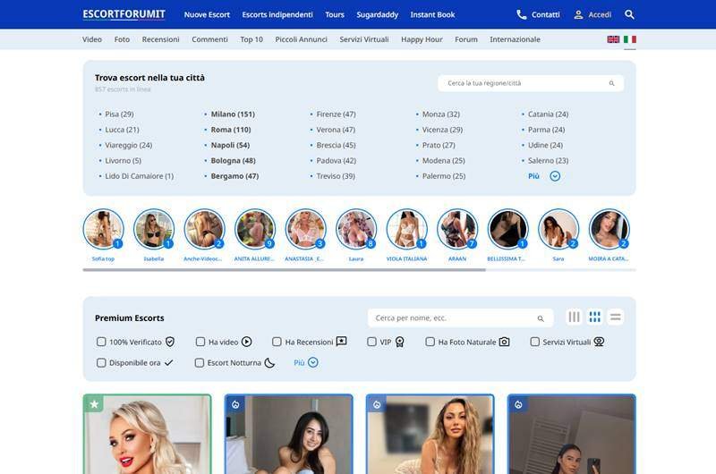 Escortforum: tutto quello che devi sapere sul portale più famoso di escort in Italia